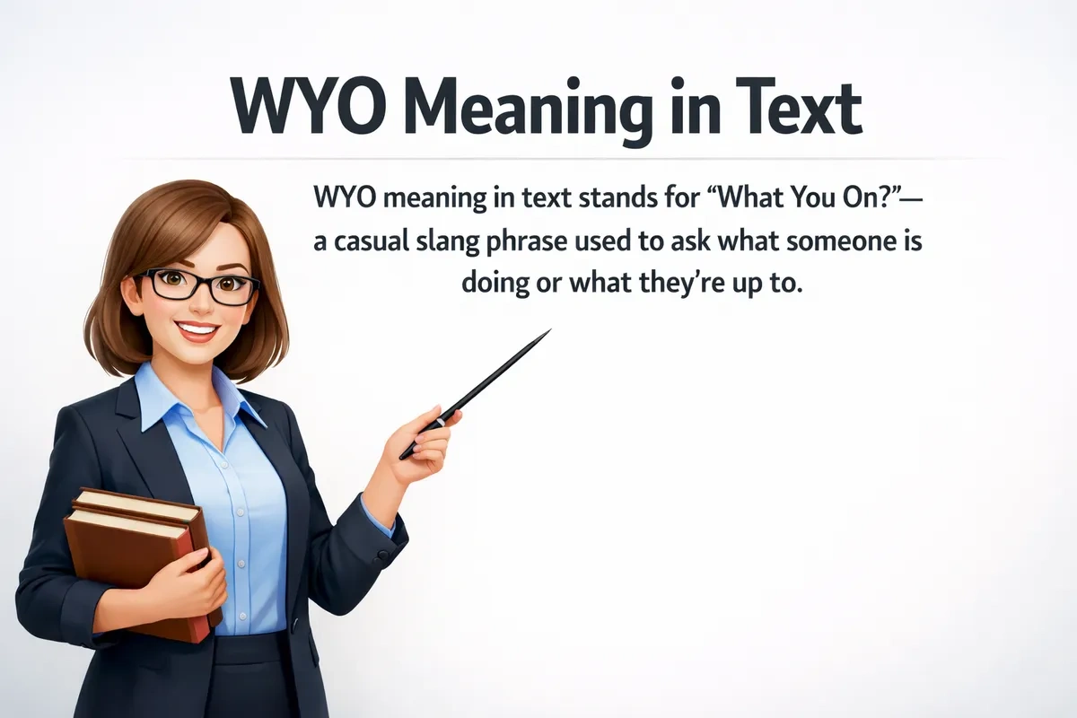 WYO Meaning in Text.