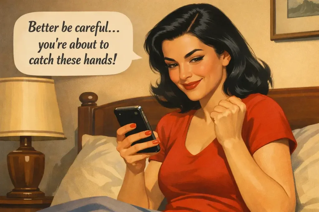 Catch these hands Meaning examples in texting slang